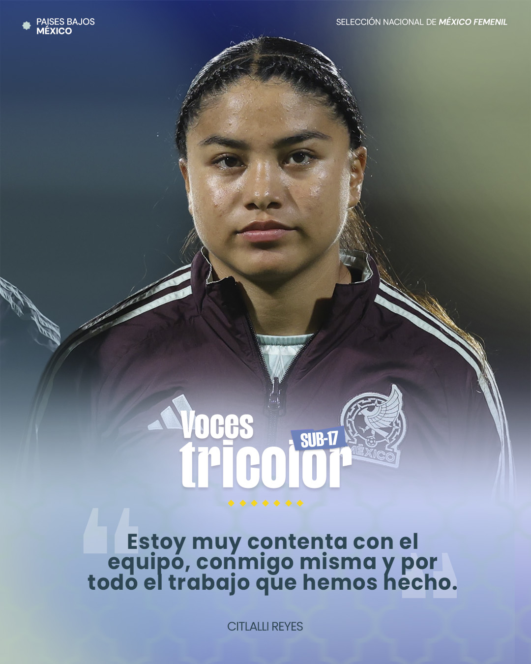 ¿Dónde juegan y quienes son las jugadoras de México Femenil Sub 17?