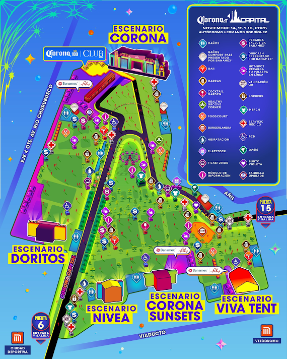 corona-capital-2025-cartel-lineup-completo-oficial-fechas-boletos-viernes-sabado-domingo-mapa