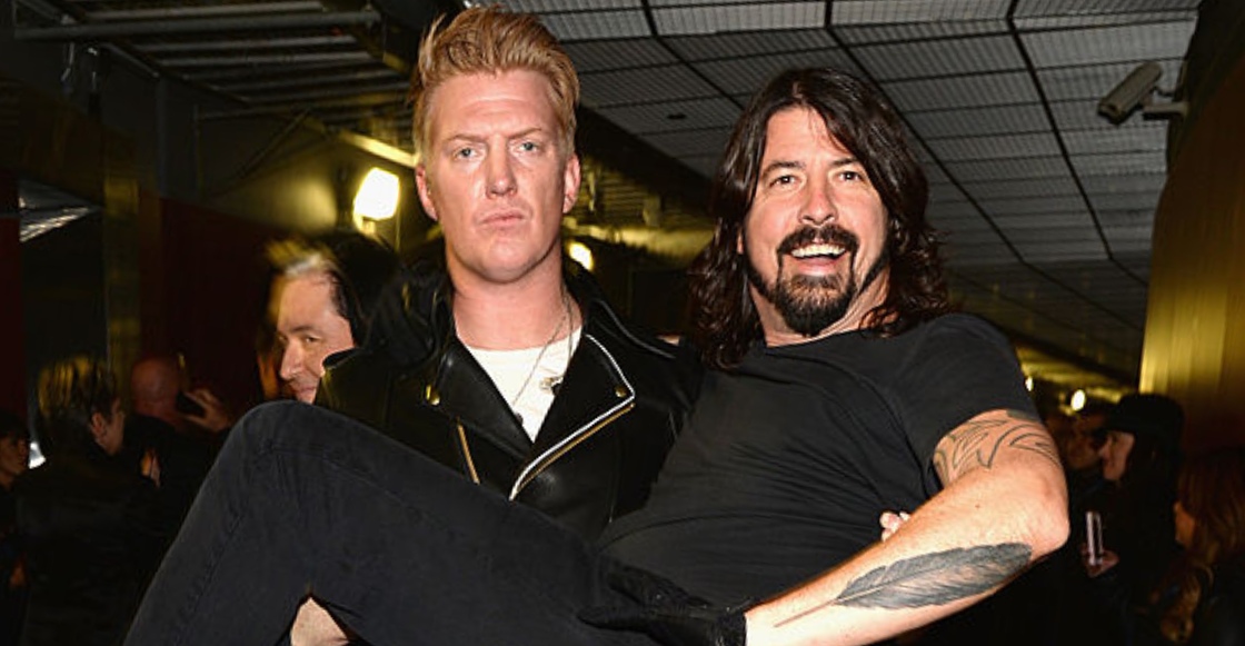 Foo Fighters Queens Of The Stone Age Dave Grohl Josh Homme