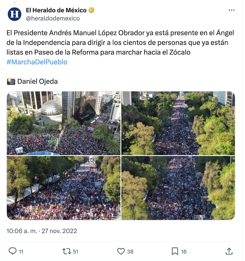 Marchas en la época de la IA: Que sí y que no pasó el 15 de noviembre en la marcha de la Generación Z