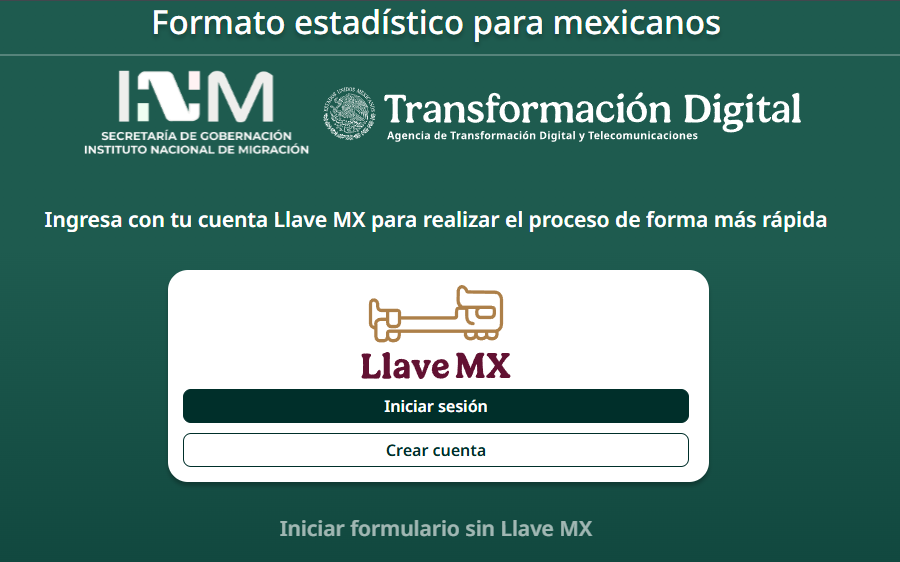 Formato de migración ahora es digital para "ahorrar tiempo"