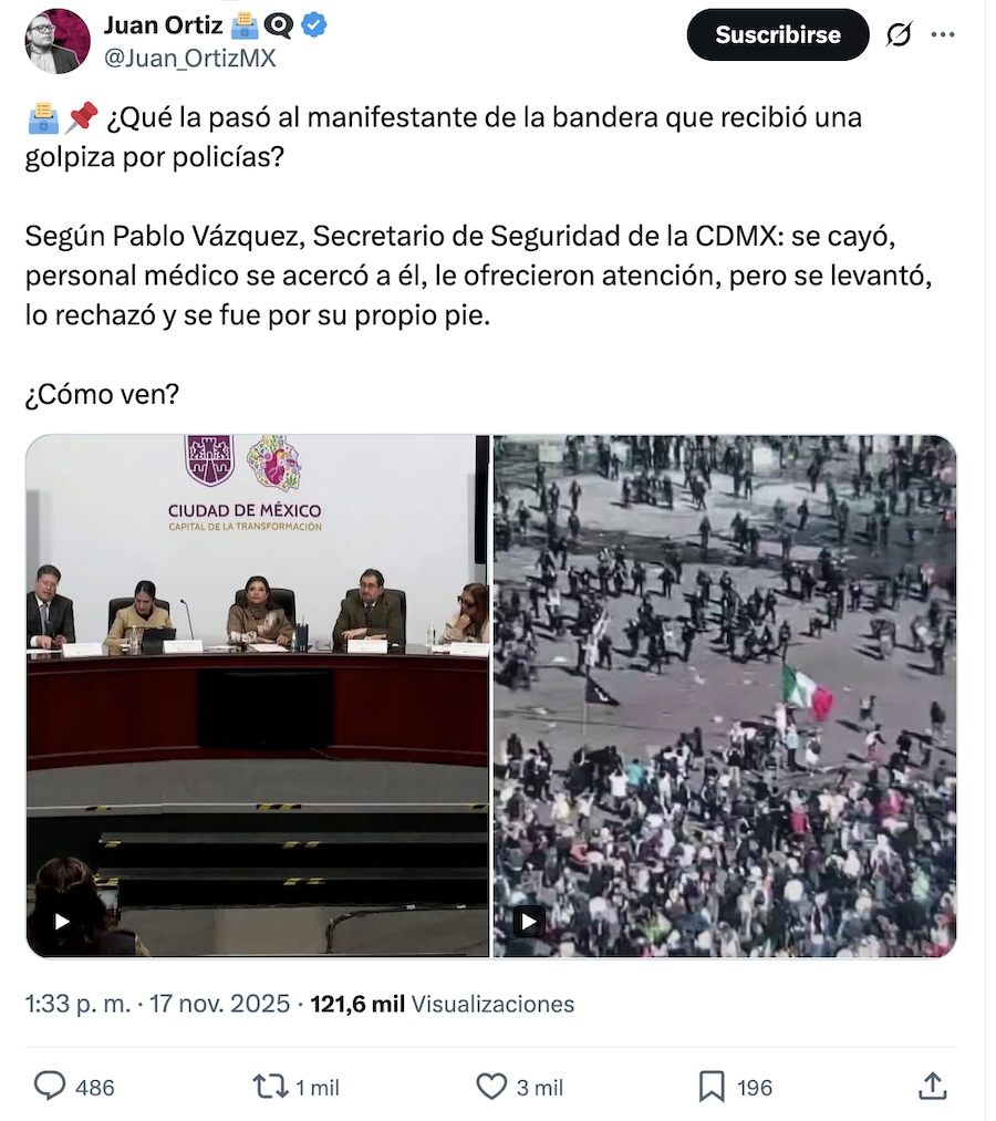 Marchas en la época de la IA: Que sí y que no pasó el 15 de noviembre en la marcha de la Generación Z