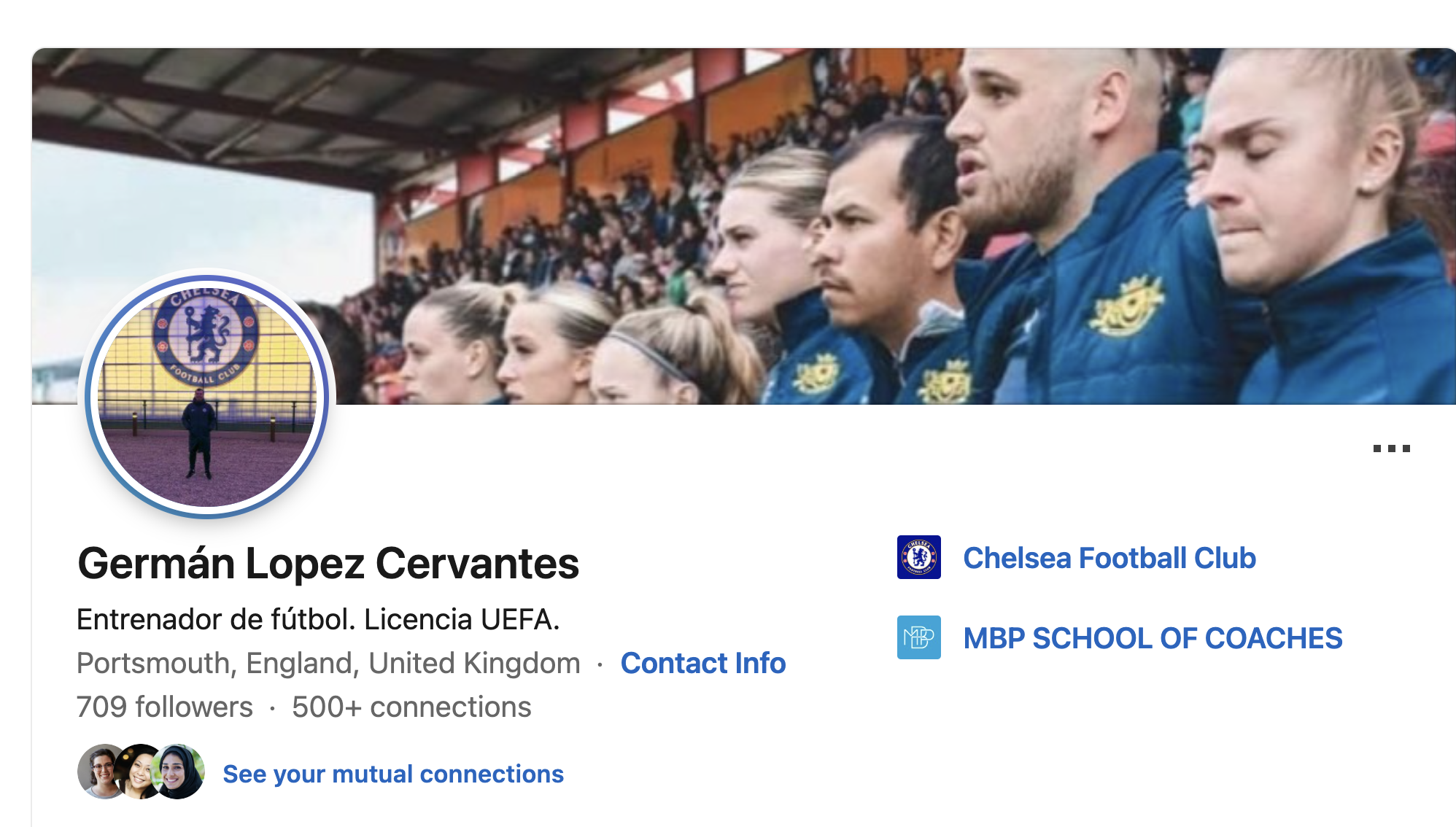 Germán López, el mexicano que pasó de cocinar ‘fish and chips’ a entrenar al Chelsea