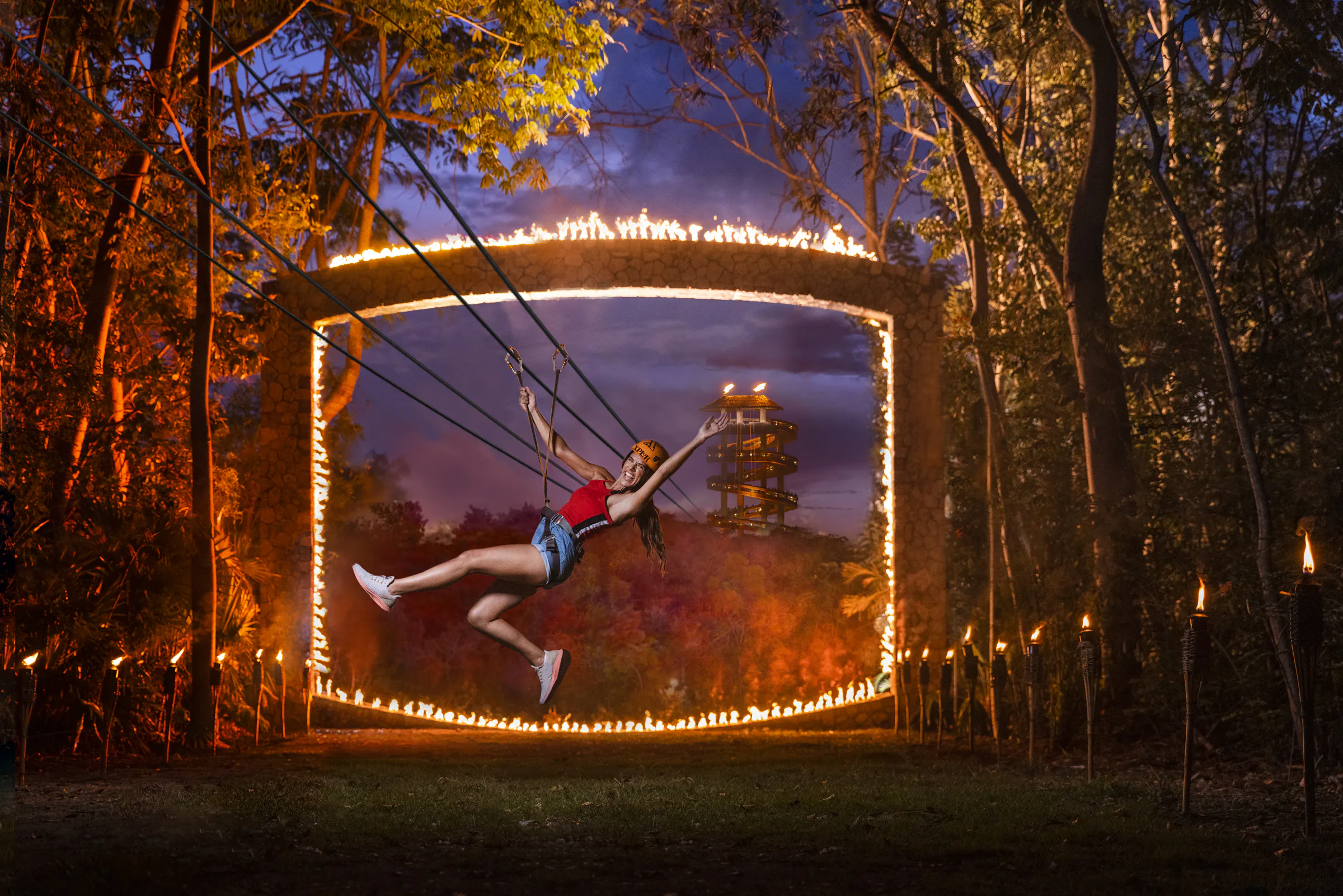 Xcaret Tirolesa Buen Fin