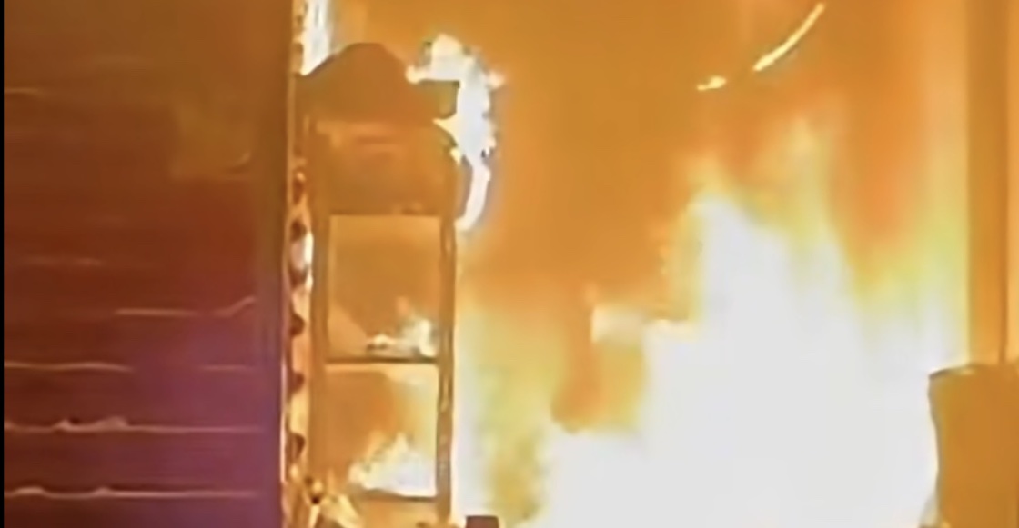 Incendio Palacio Municipal de Apatzingán