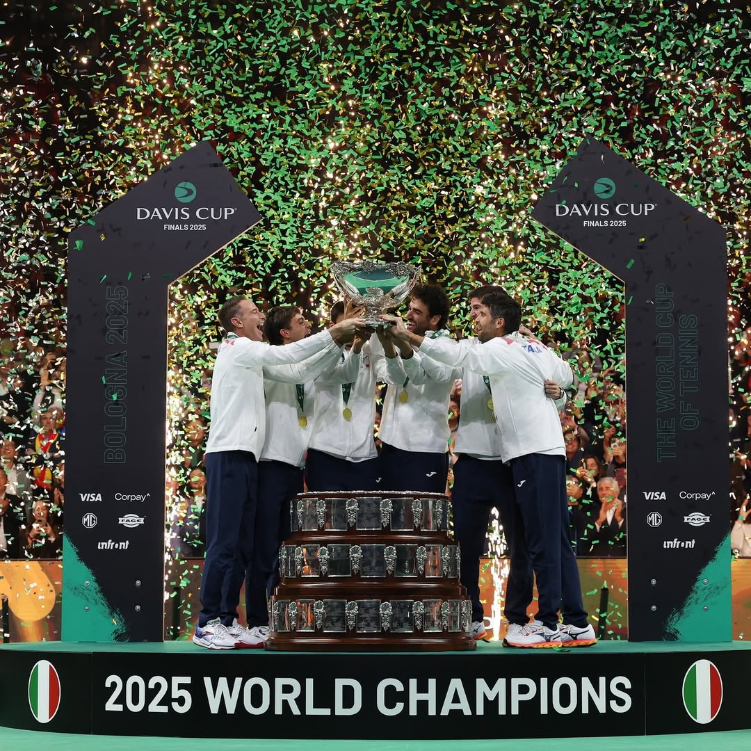 Histórico tricampeonato para Italia en la Copa Davis