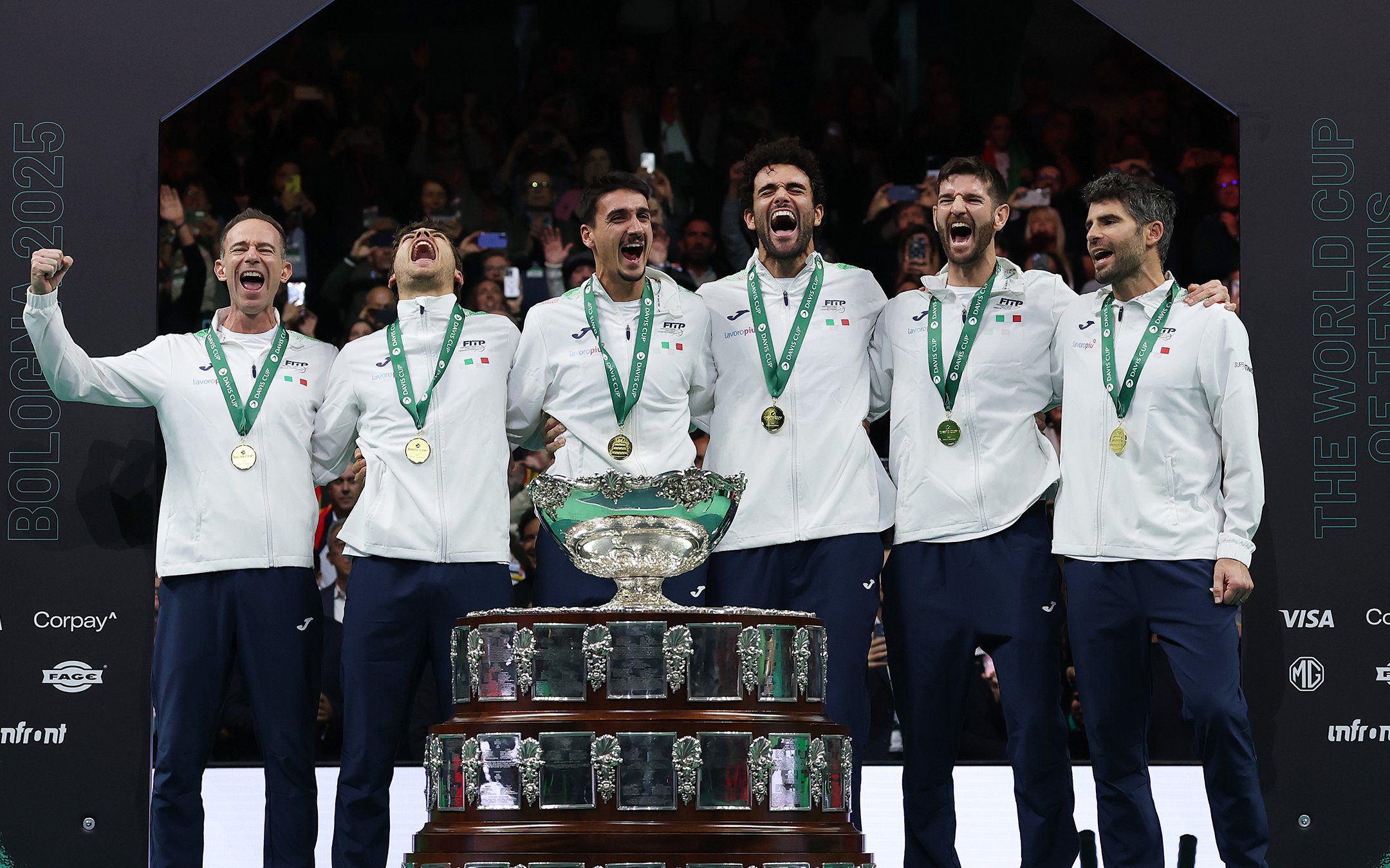Histórico tricampeonato para Italia en la Copa Davis