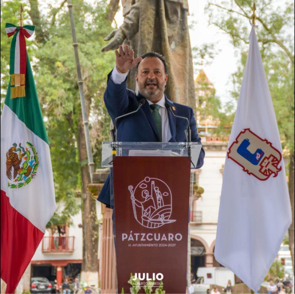 Julio Arreola, presidente municipal de Pátzcuaro