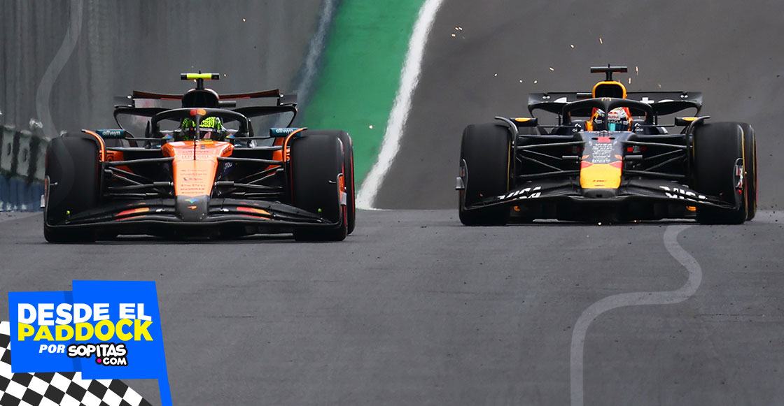 Lando Norris y Max Verstappen