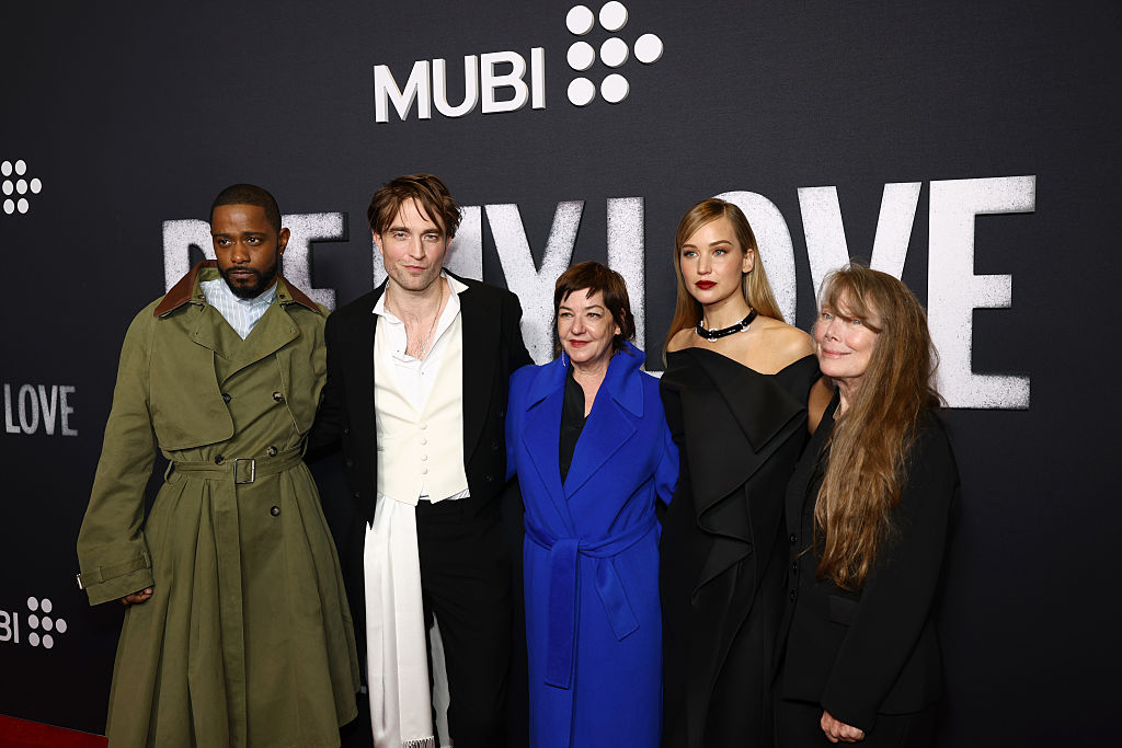 LaKeith Stanfield, Robert Pattinson, Lynne Ramsay, Jennifer Lawrence y Sissy Spacek en la premiere de 'Die, My Love'