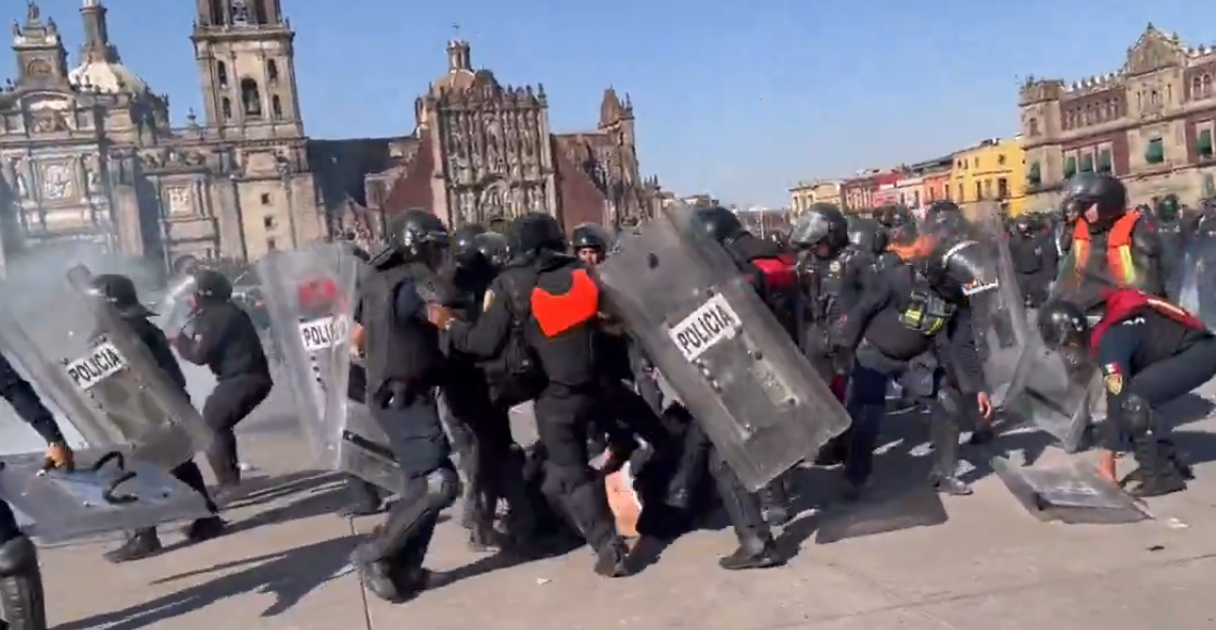 Que no hubo represión: Gobierno de CDMX reconoce a policías por marcha de la Generación Z