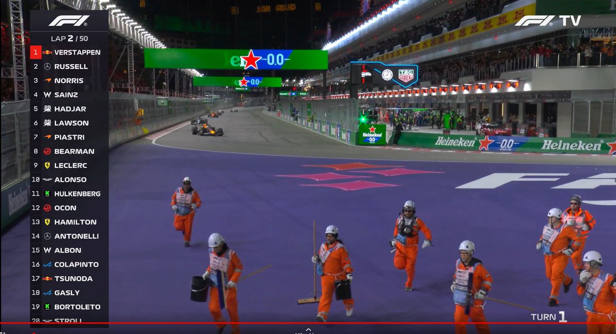 Marshalls en el GP de Las Vegas