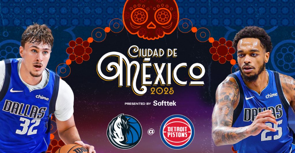 Mavericks vs Pistons: ¿Dónde ver el NBA Mexico Game 2025?
