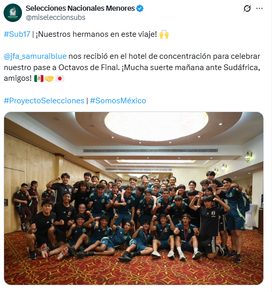 ¿Cuándo juega Japón en el Mundial Sub 17 ahora que México quedó fuera?