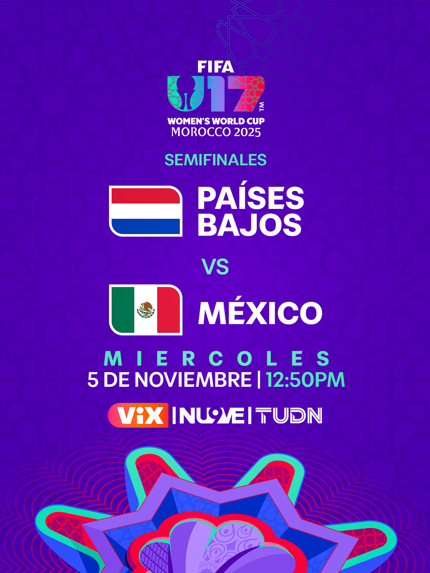 México vs Países Bajos. ¿Dónde ver Mundial Femenil Sub 17?
