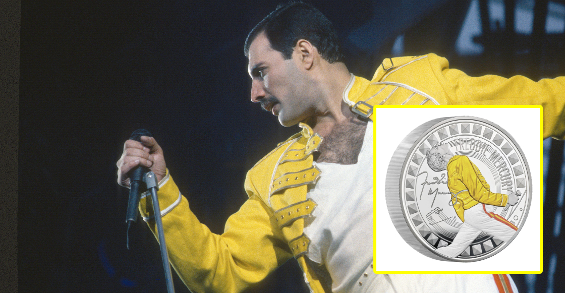 Checa la increíble colección de monedas en honor a Freddie Mercury