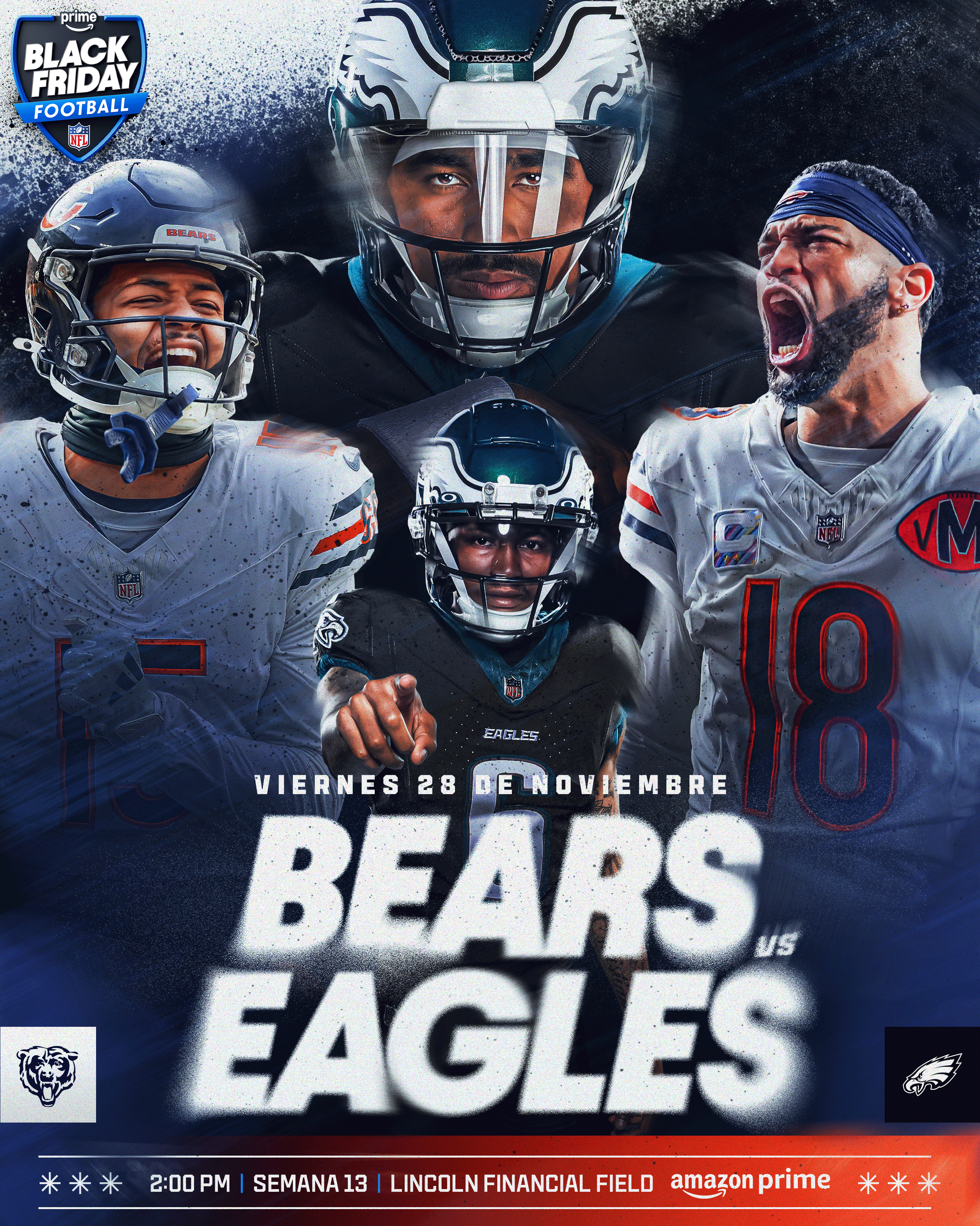 Juego de NFL para Black Friday 2025