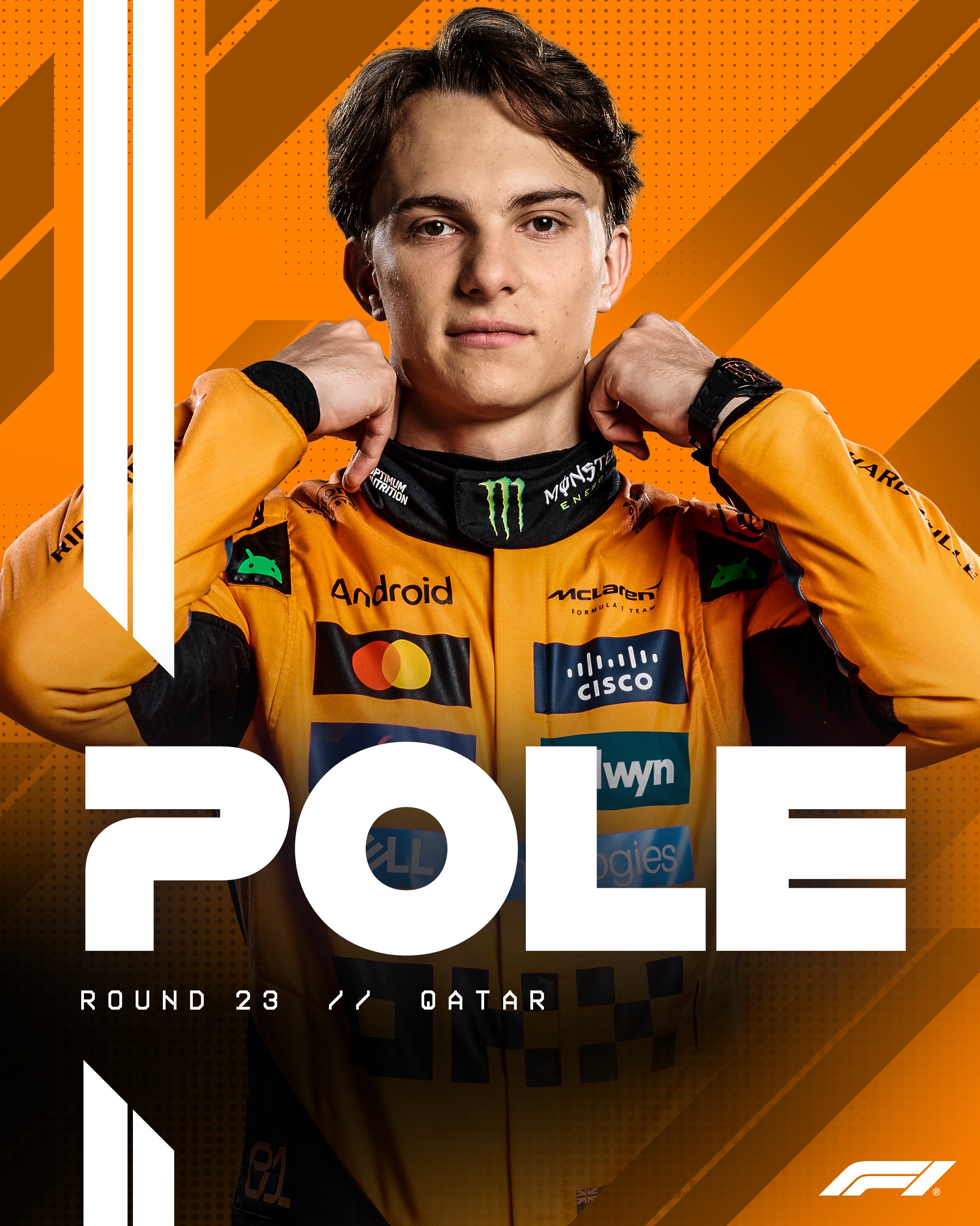 Oscar Piastri hace la Pole en Qatar 