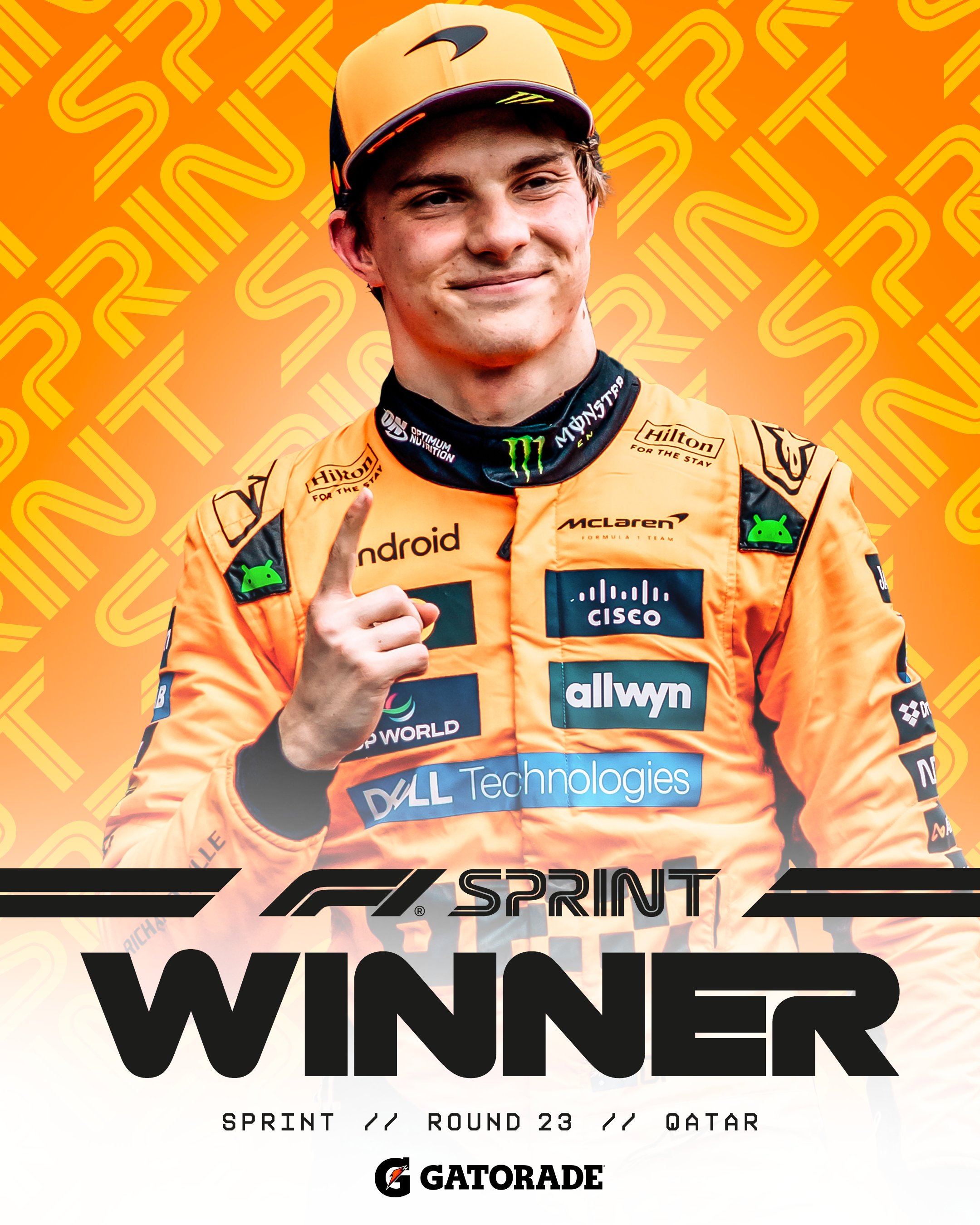 Oscar Piastri gana la Sprint de Qatar