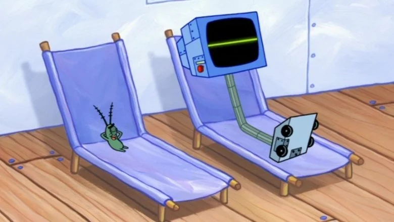 Plankton y Karen 