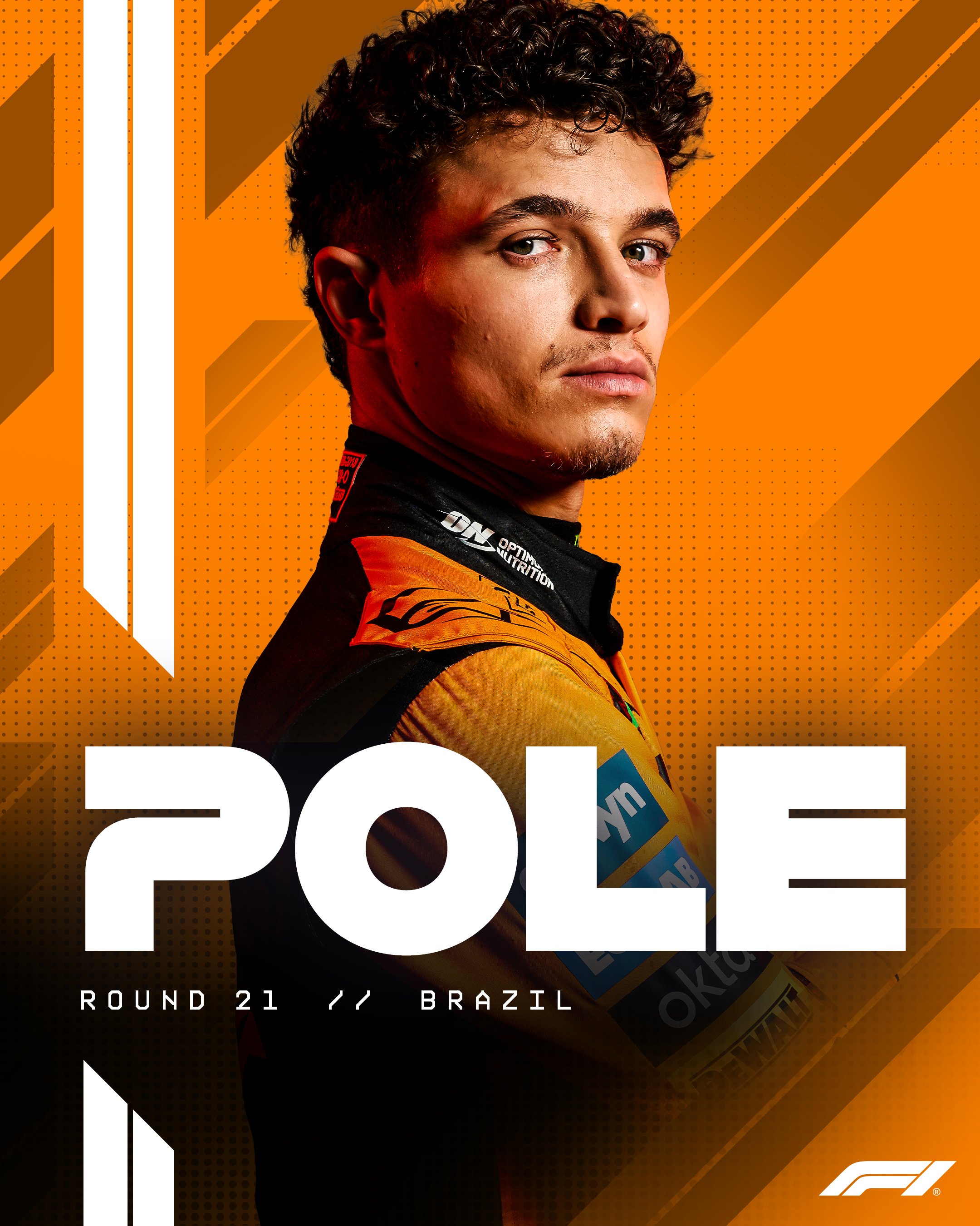 Lando Norris saldrá desde la Pole en el Gran Premio de Brasil