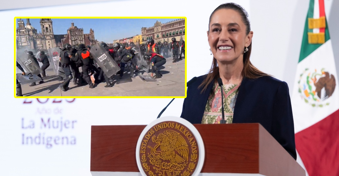 "Sus gritos y leperadas no me hacen nada": Sheinbaum, tras marcha de la generación Z