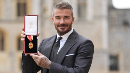 Díganle Sir: David Beckham fue nombrado caballero del Reino Unido