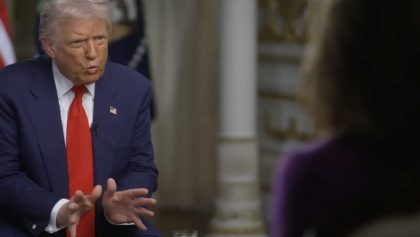 Trump en entrevista para 60 Minutos