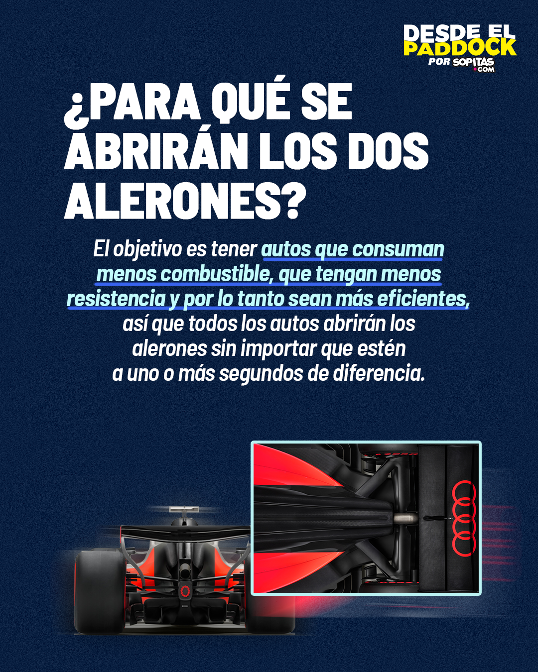 Adiós al DRS en Fórmula 1