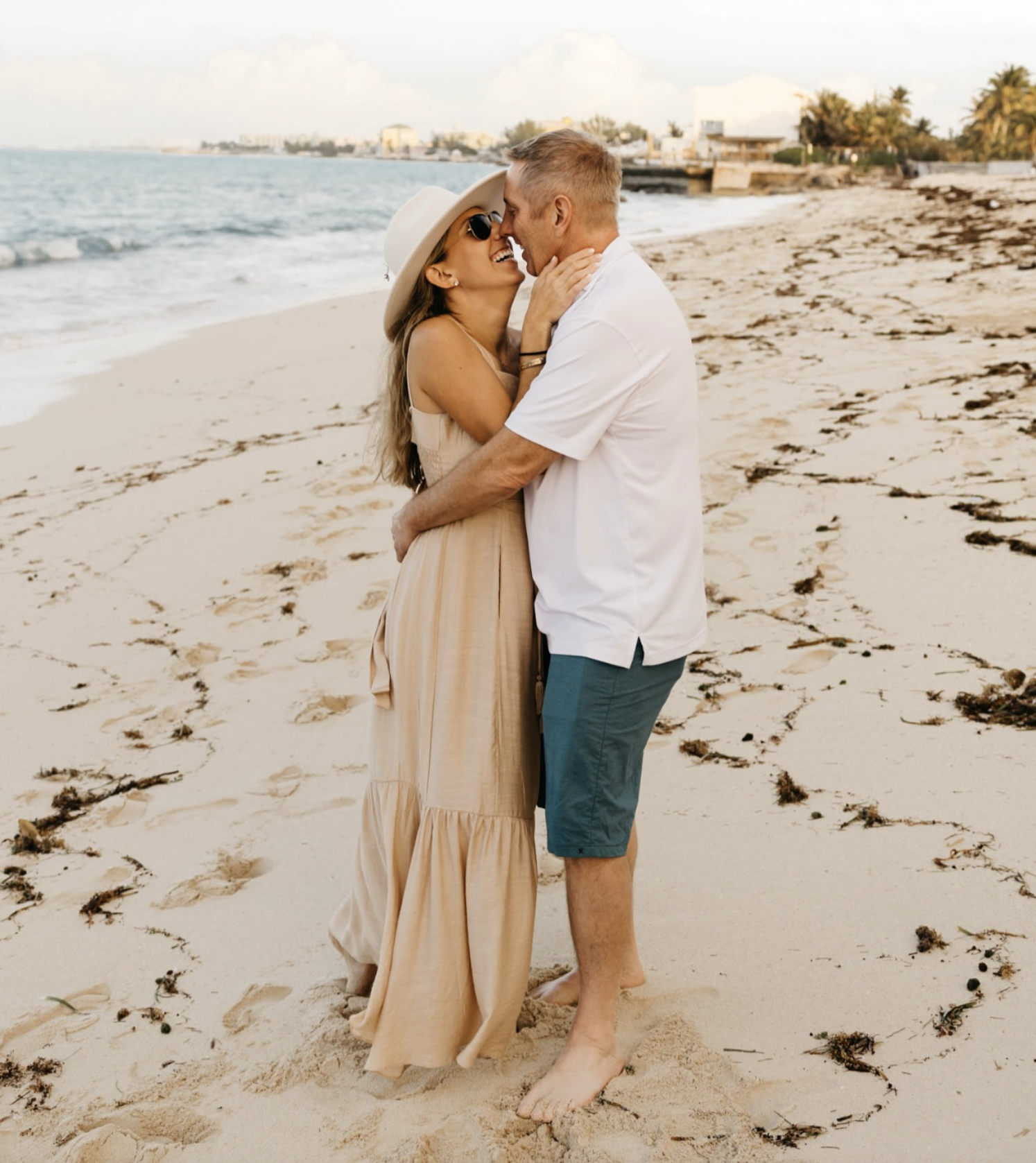 Gregg Bieffle y su pareja Cristina