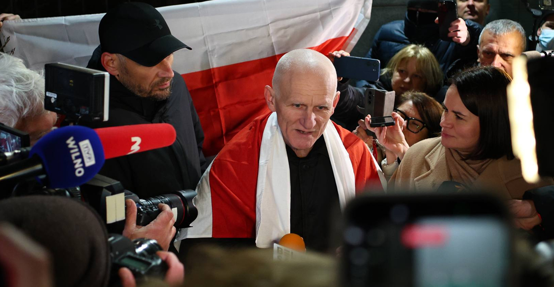 Bielorrusia liberó a 123 presos políticos, entre ellos Ales Bialiatski, ganador del premio Nobel de la paz