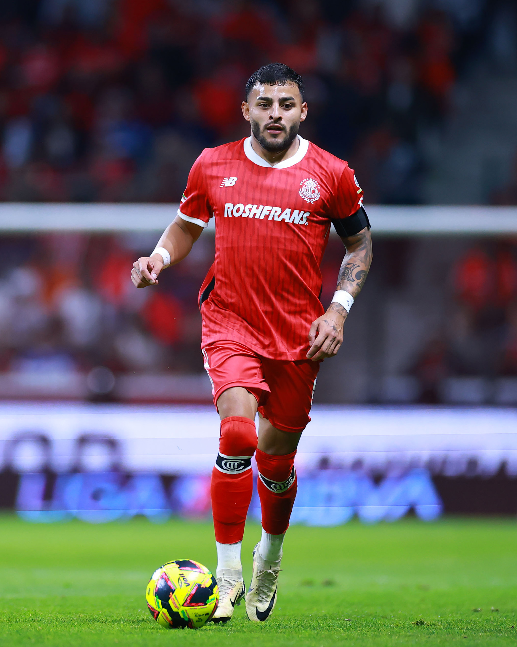 Alexis Vega, jugador del Toluca