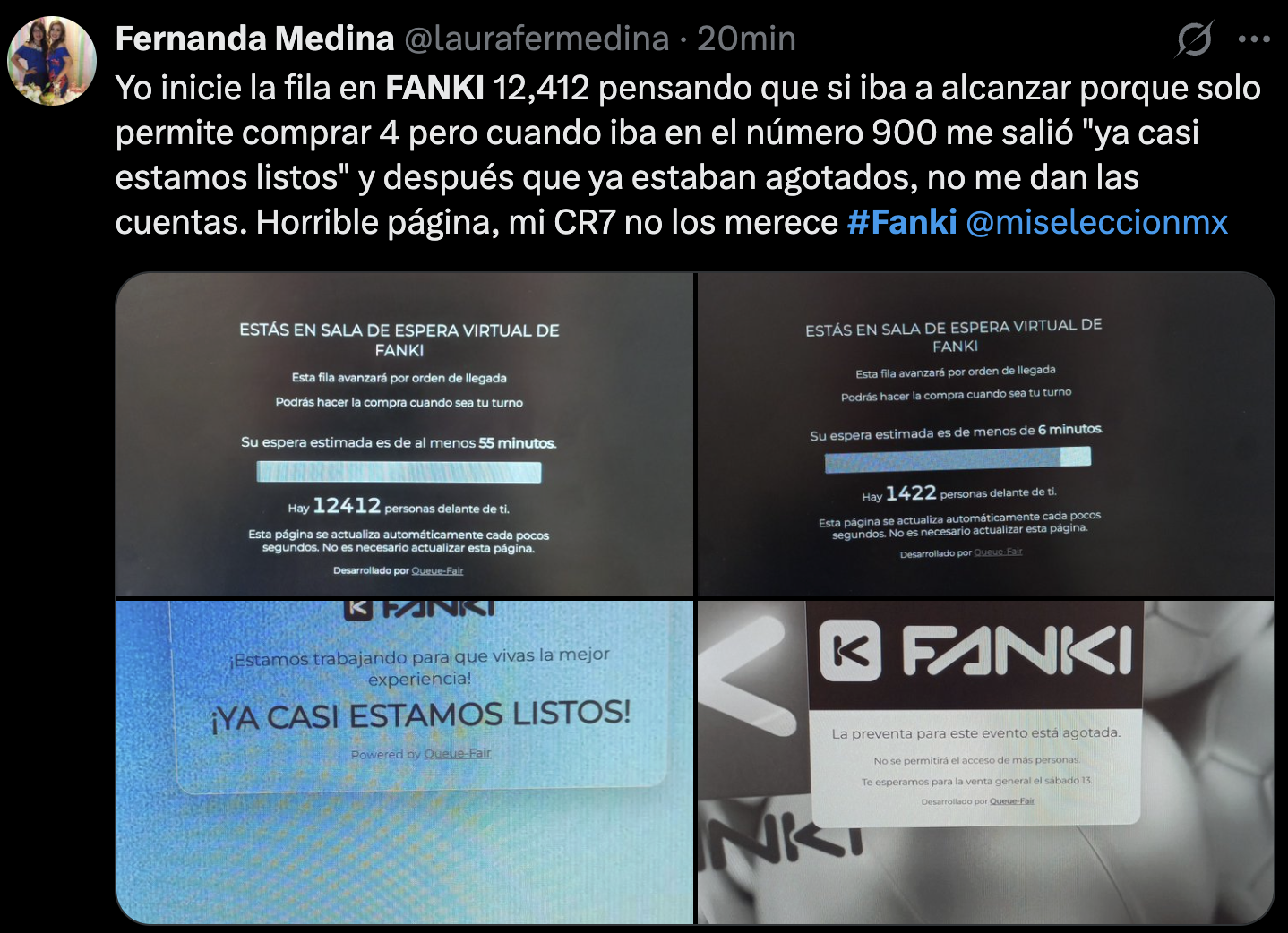 Fanki venta de boletos México vs Portugal