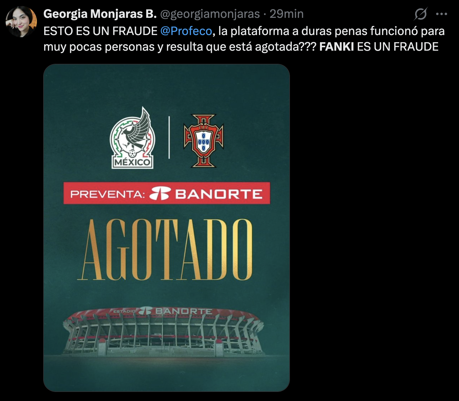 Fanki venta de boletos México vs Portugal