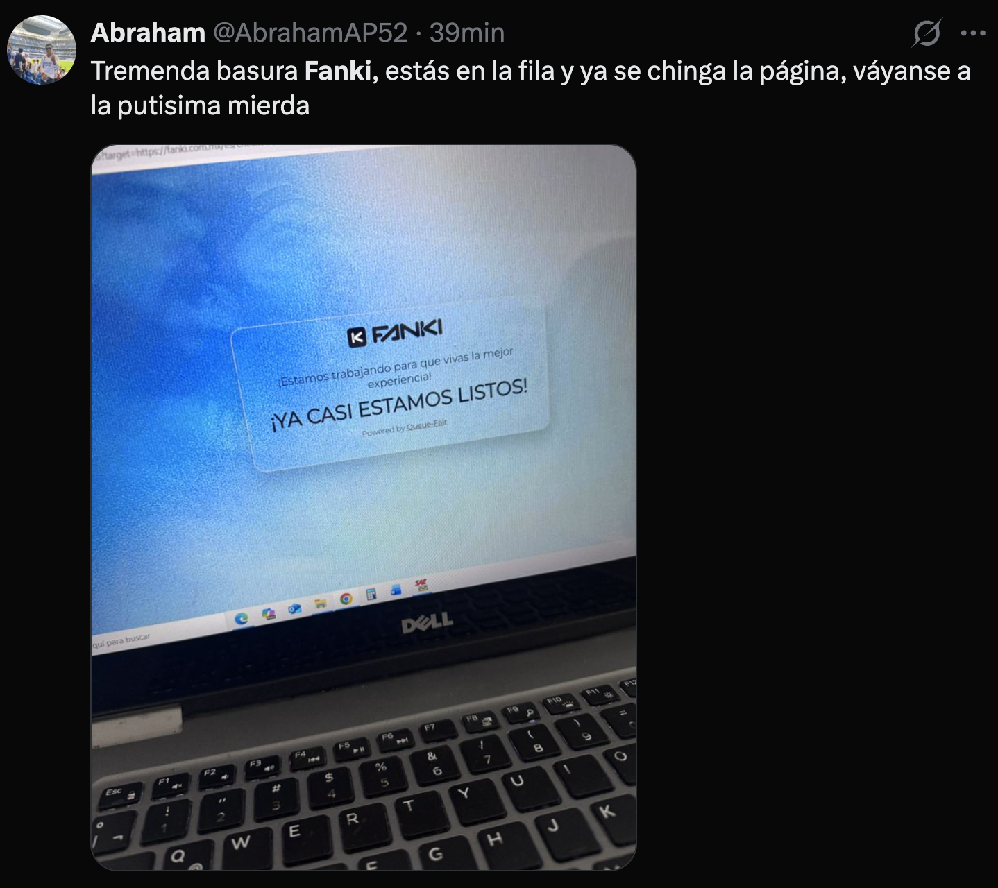 Fanki venta de boletos México vs Portugal