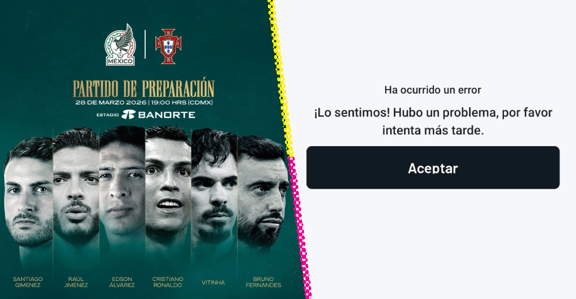 Boletos para el México vs Portugal Fanki