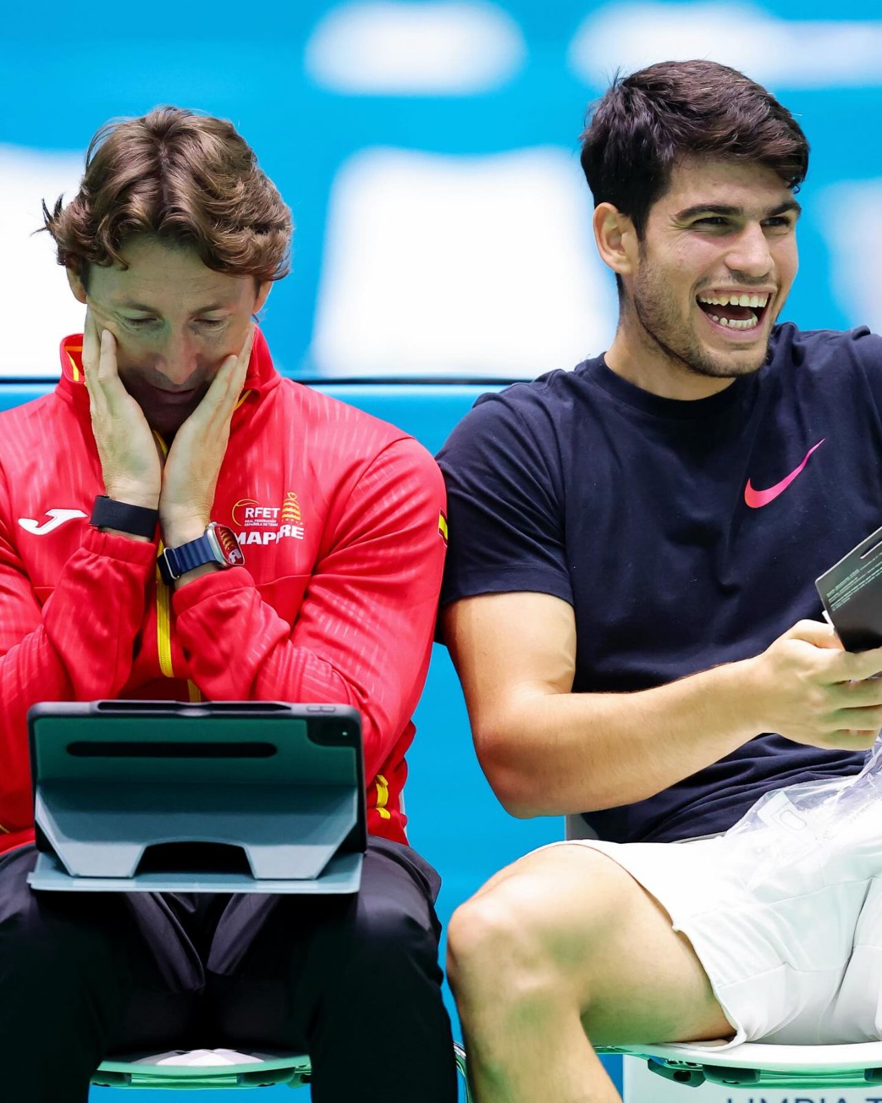 La emotiva despedida de Carlos Alcaraz y su entrenador de toda la vida