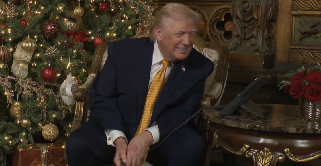 Donald Trump en Navidad
