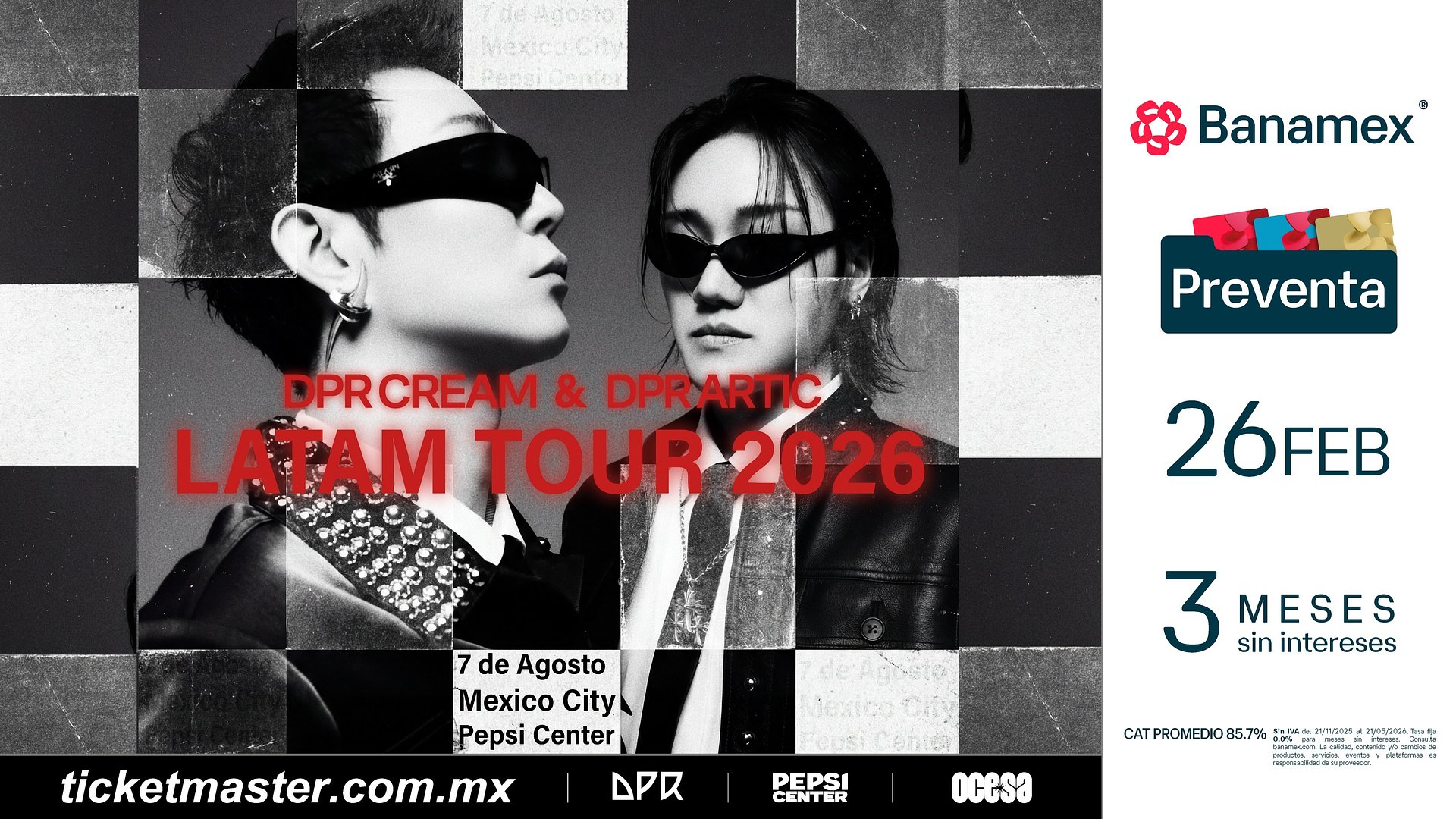 DPR Cream & DPR Artic Latam Tour 2026