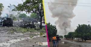 Dejan coche bomba a Policía Comunitaria de Coahuayana, Michoacán; hay dos muertos