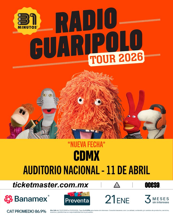 gira-31-minutos-conciertos-fechas-donde-boletos-cdmx