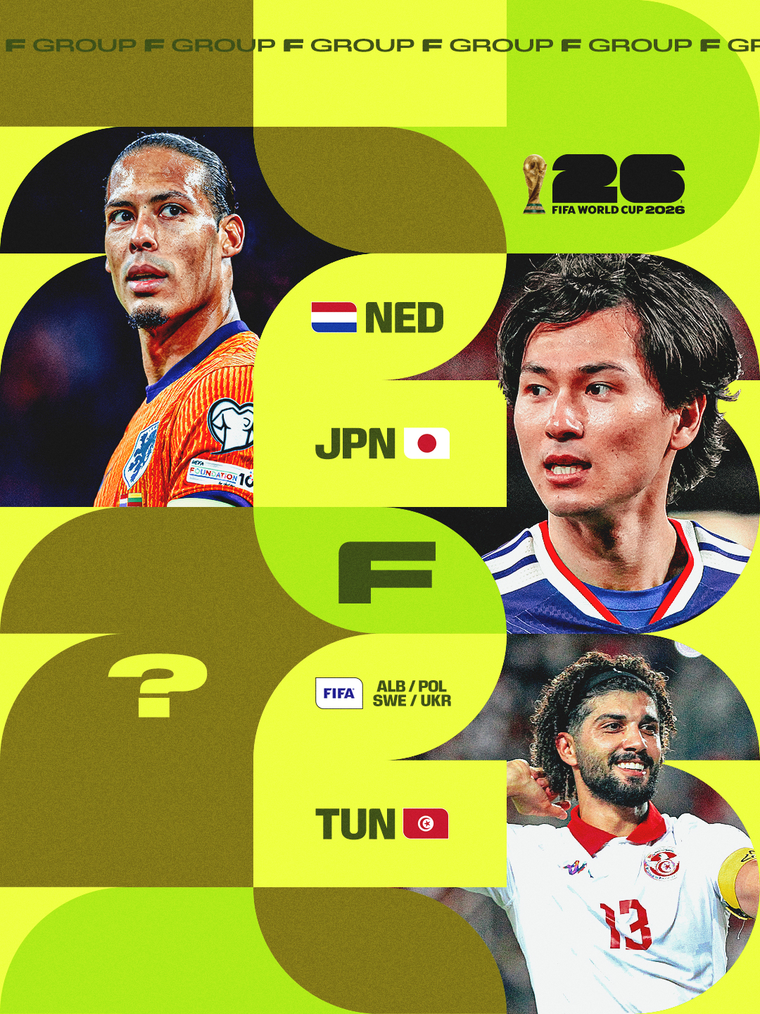 La supuesta "maldición" del Grupo F que afectaría a Países Bajos en el Mundial 2026