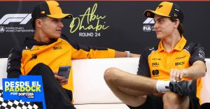 Lando Norris y Oscar Piastri en Abu Dhabi