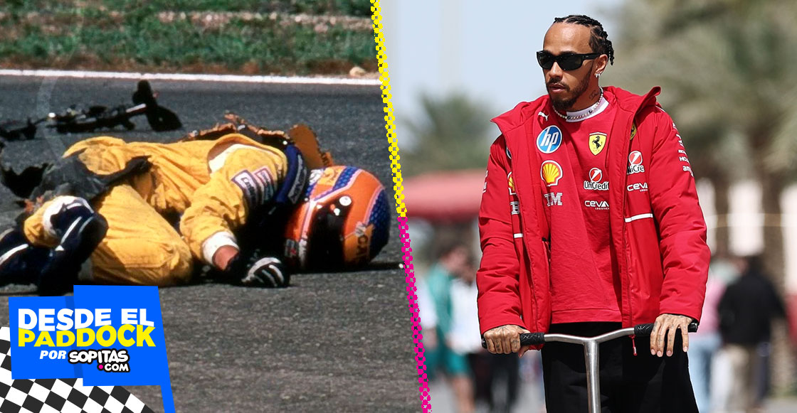 Lewis Hamilton y Martin Donnelly