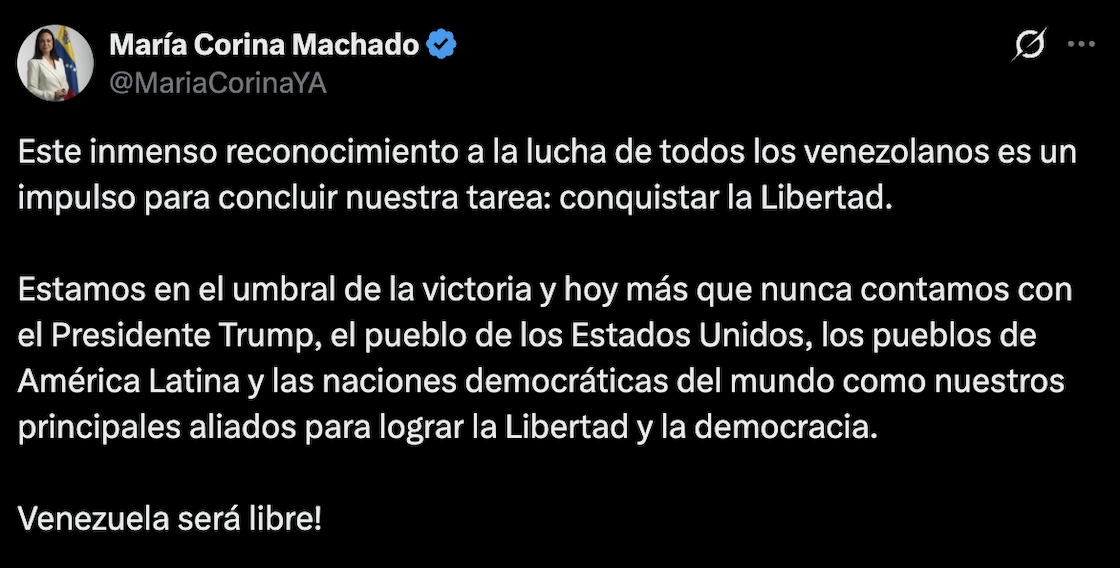 maria corina machado trump