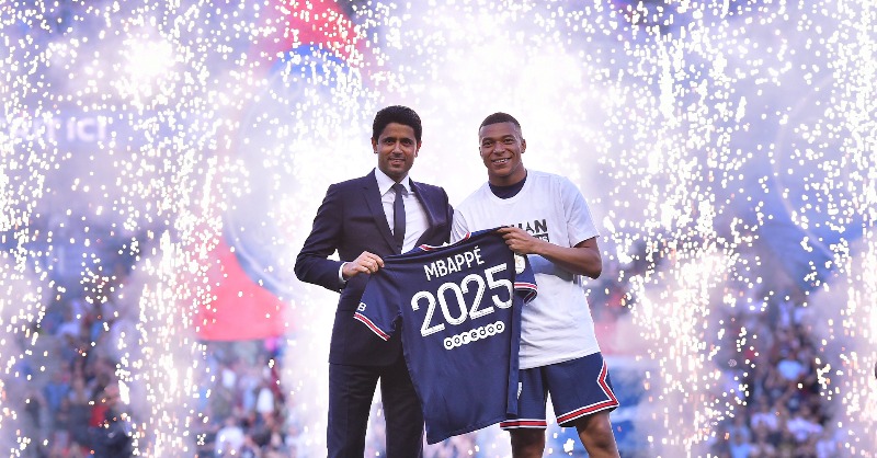 Kylian Mbappé en el PSG