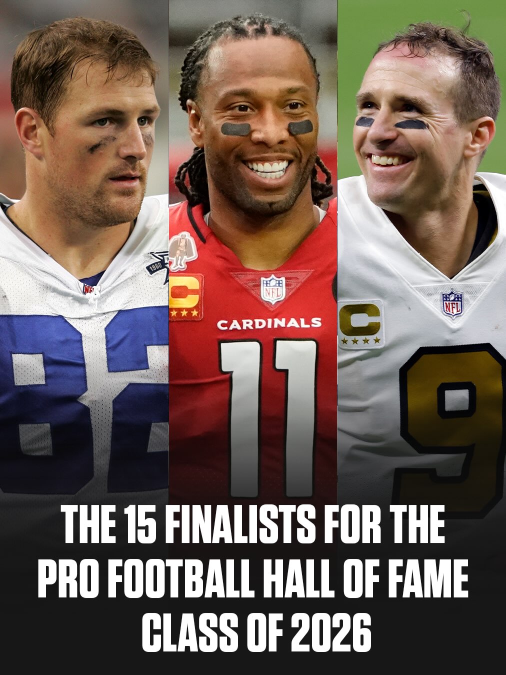 NFL ya tiene a los 15 finalistas para el Salón de la Fama 2026
