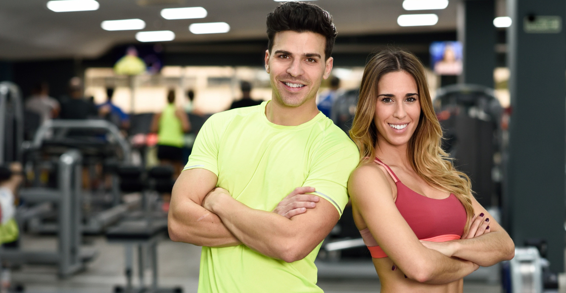 pareja gimnasio