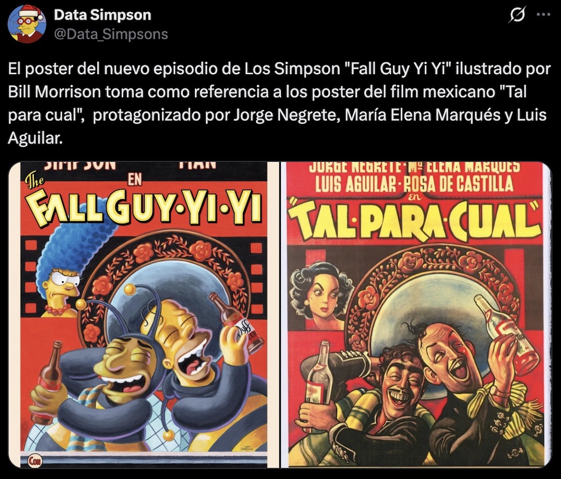 Homenaje de Los Simpson a cine mexicano