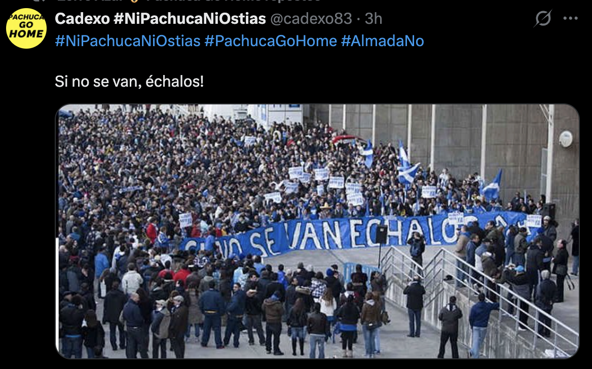 protestas oviedo grupo pachuca